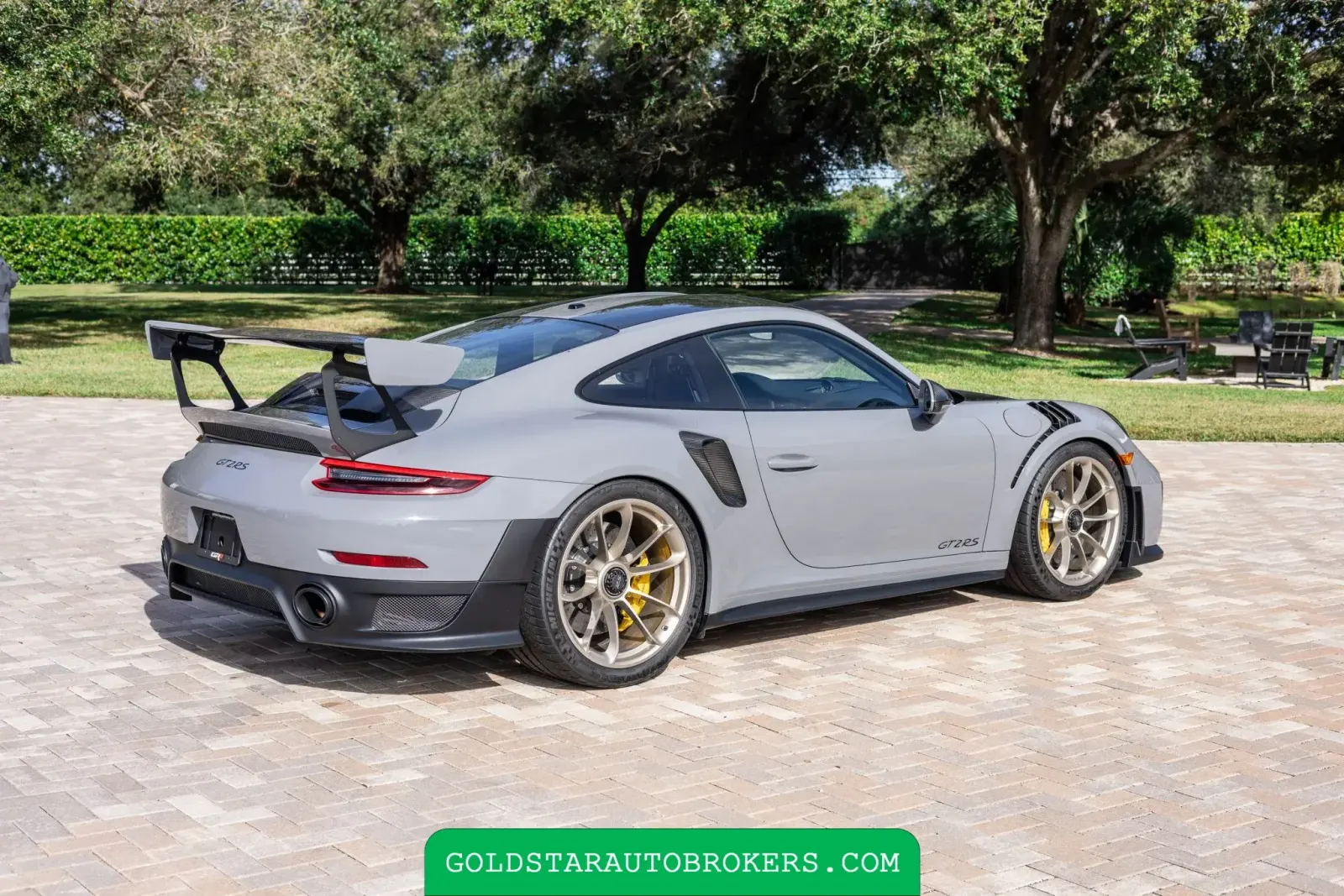 Nardo Grey 888-Mile 2019 Porsche 911 GT2 RS Weissach