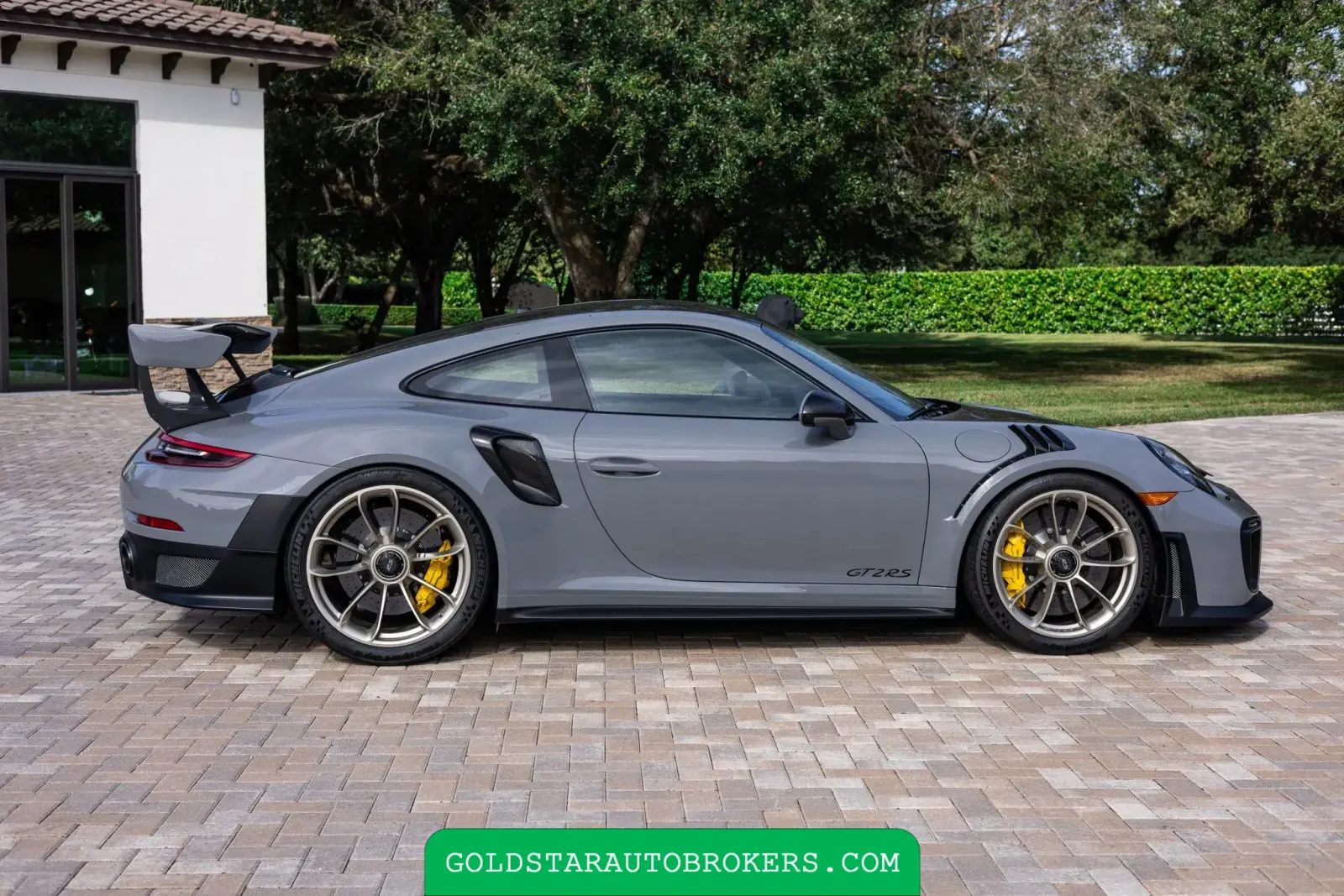 Nardo Grey 888-Mile 2019 Porsche 911 GT2 RS Weissach