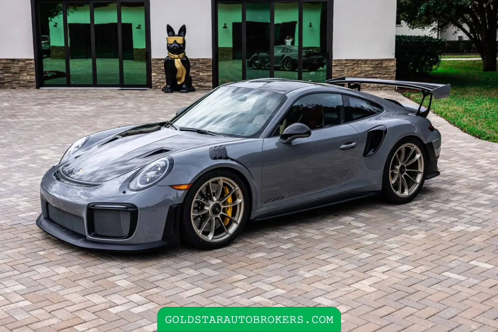 Nardo Grey 888-Mile 2019 Porsche 911 GT2 RS Weissach