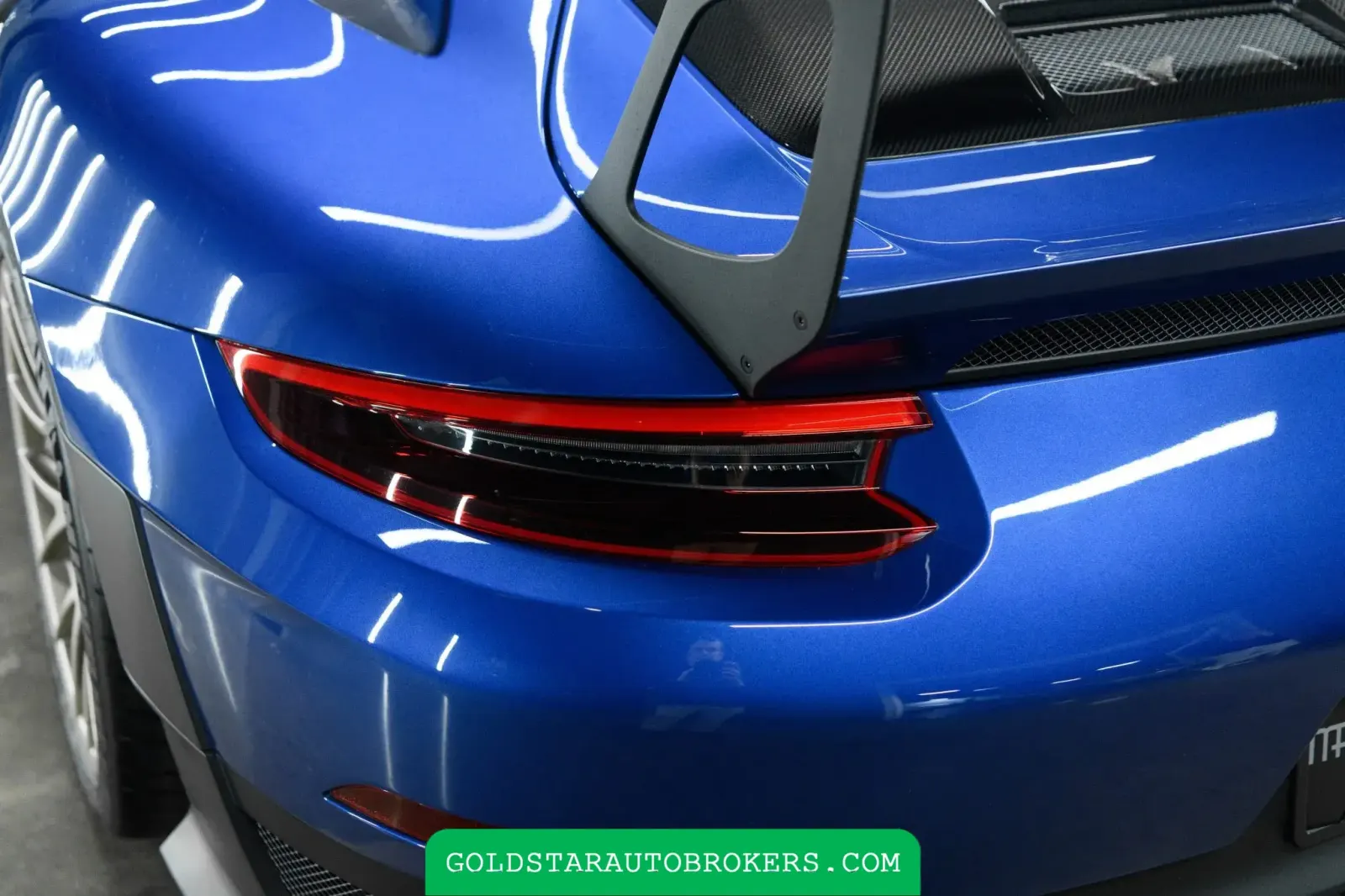 Cobalt Blue Metallic 2018 Porsche 911 GT2 RS Weissach