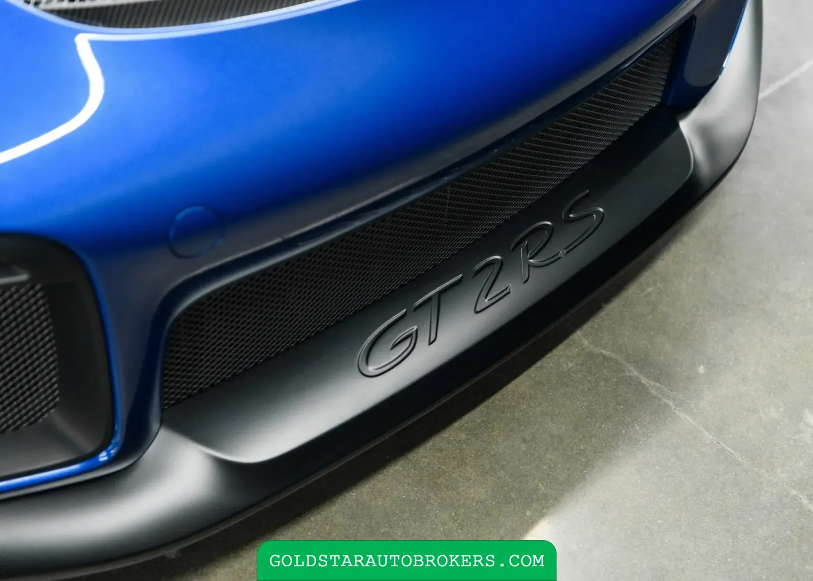 Cobalt Blue Metallic 2018 Porsche 911 GT2 RS Weissach