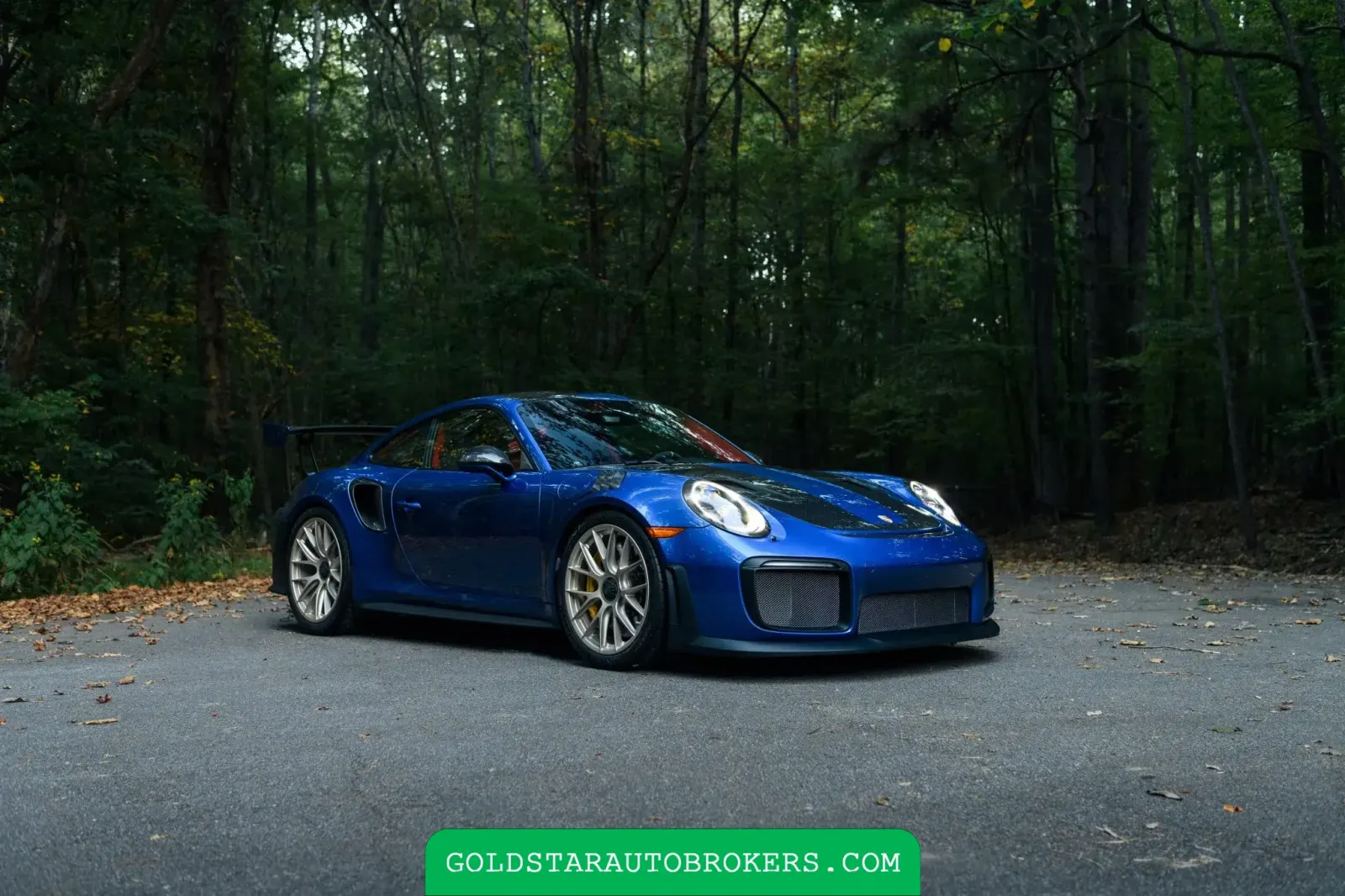 Cobalt Blue Metallic 2018 Porsche 911 GT2 RS Weissach