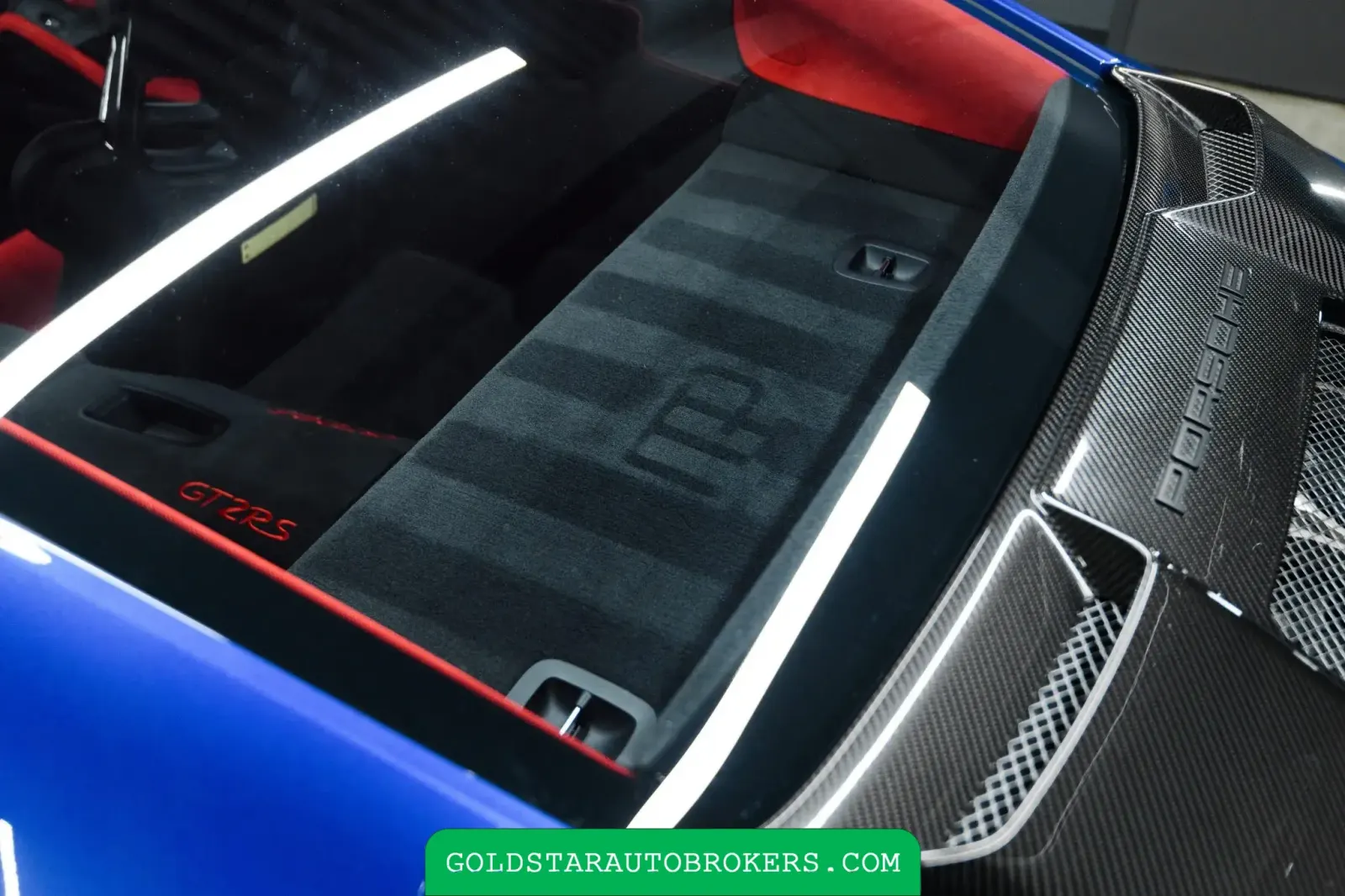 Cobalt Blue Metallic 2018 Porsche 911 GT2 RS Weissach