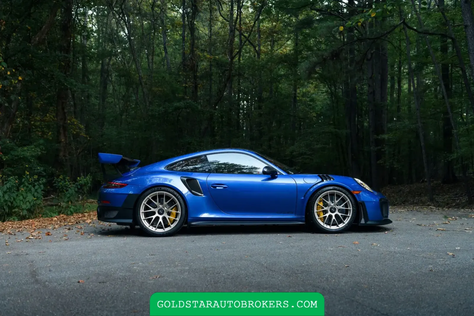 Cobalt Blue Metallic 2018 Porsche 911 GT2 RS Weissach