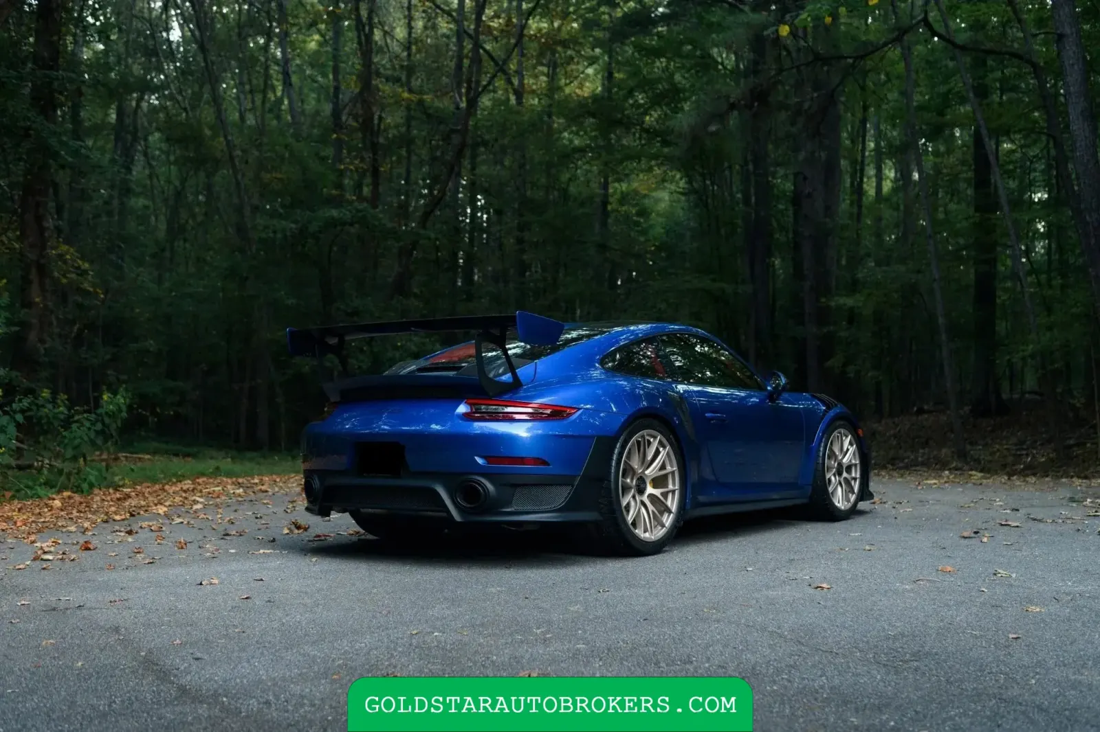 Cobalt Blue Metallic 2018 Porsche 911 GT2 RS Weissach