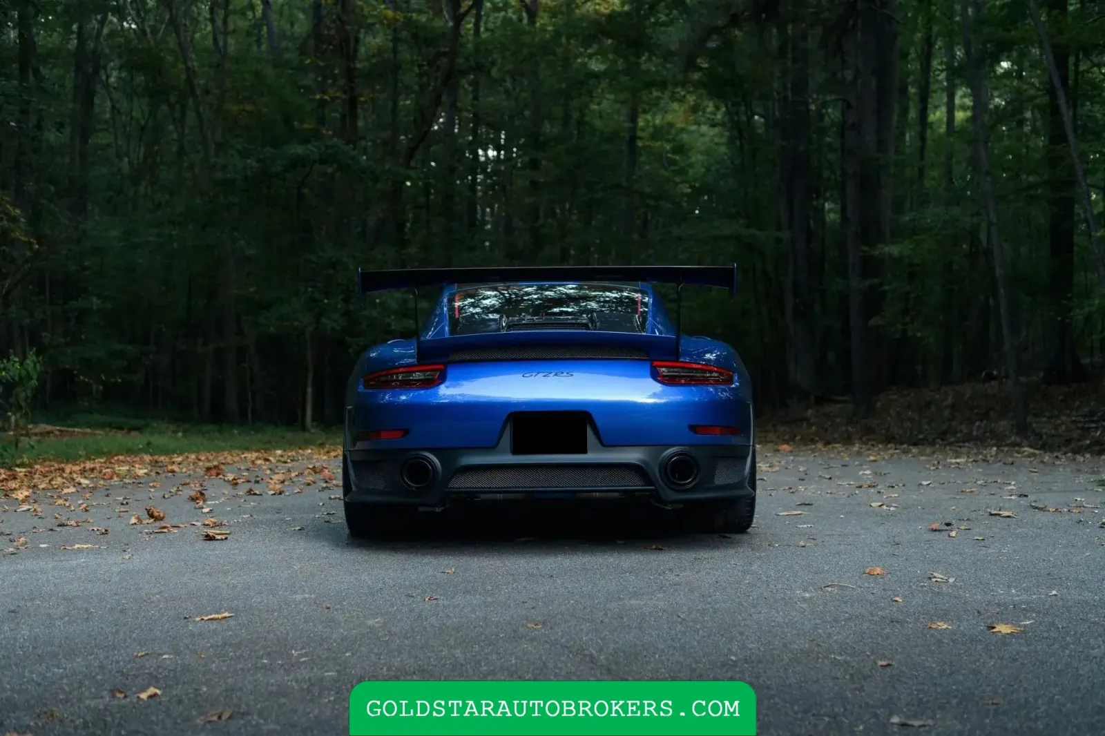 Cobalt Blue Metallic 2018 Porsche 911 GT2 RS Weissach