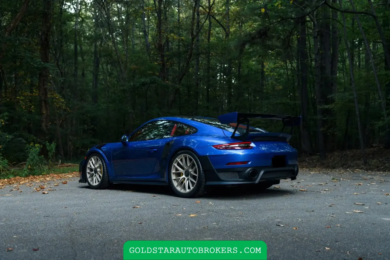 Cobalt Blue Metallic 2018 Porsche 911 GT2 RS Weissach
