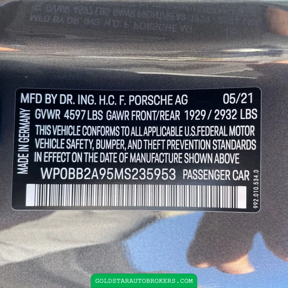 2021 Porsche 911 Targa 4S