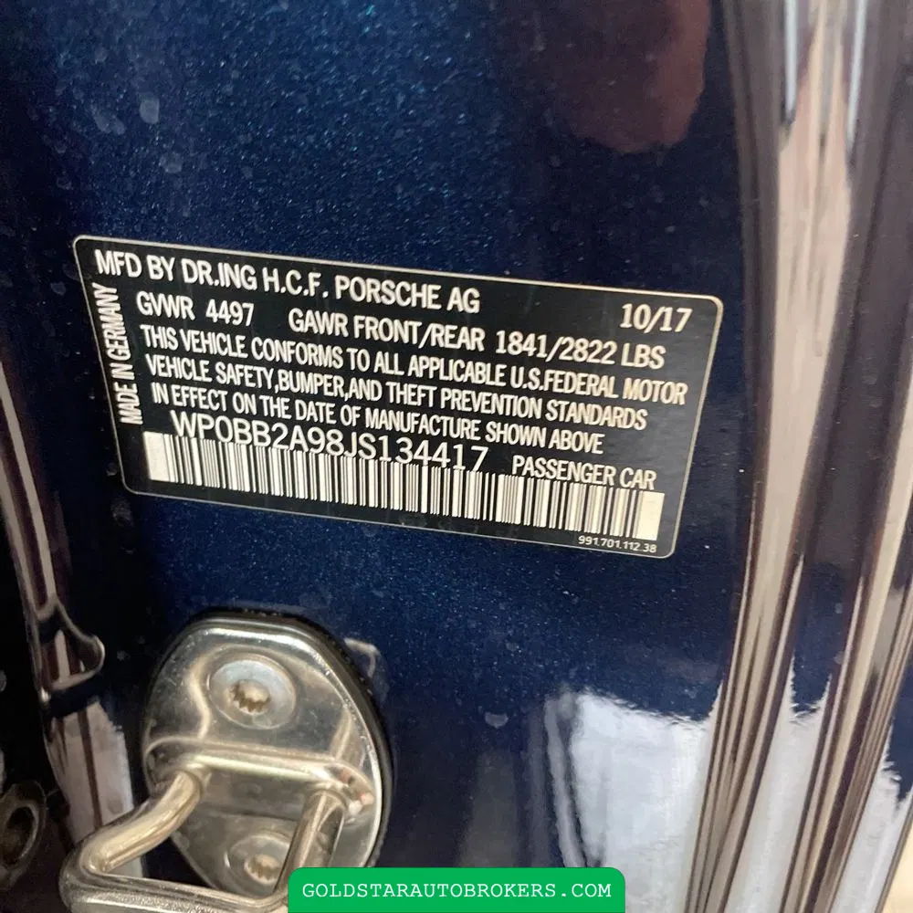 2018 Porsche 911 Targa 4S