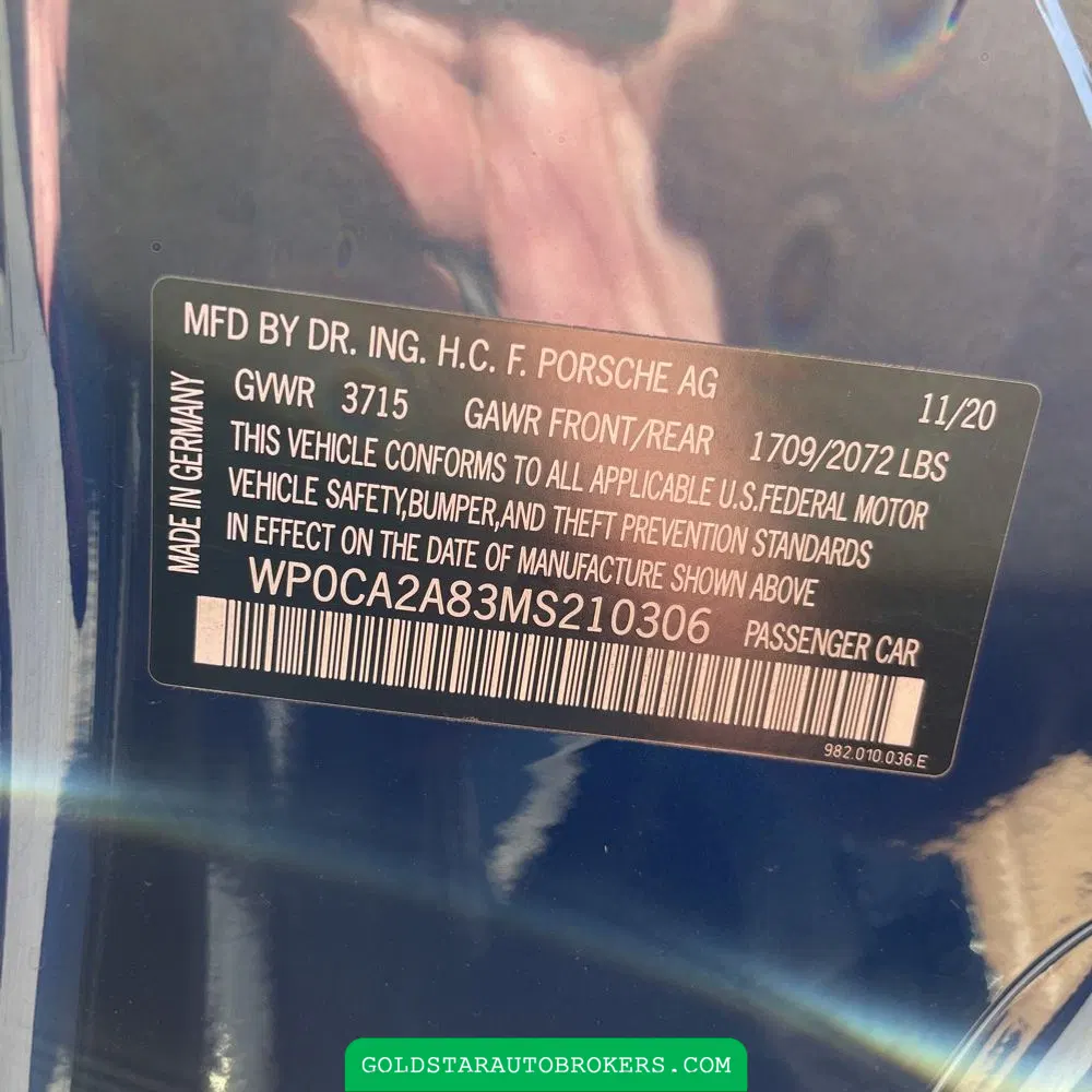 2021 Porsche 718 Boxster Base