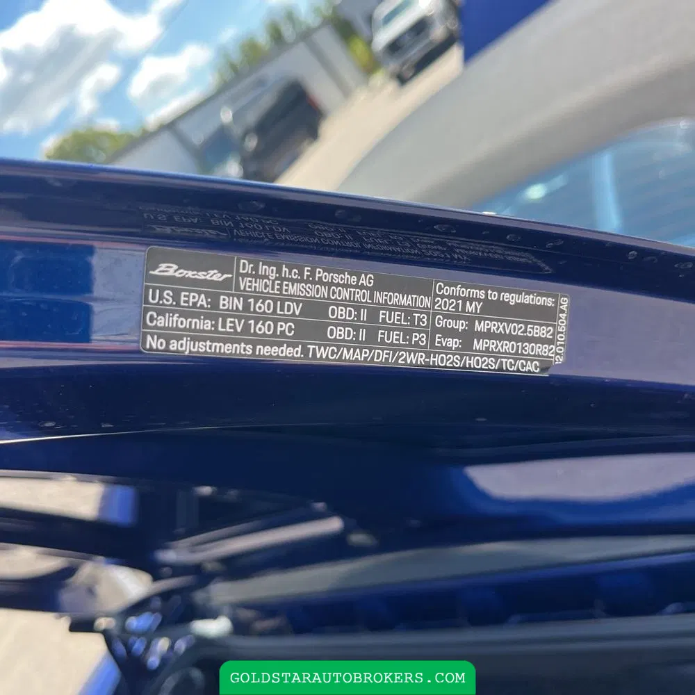 2021 Porsche 718 Boxster Base