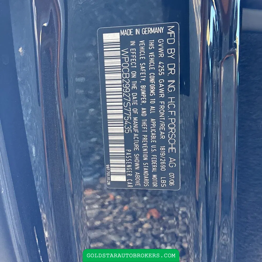 2007 Porsche 911 Carrera 4 4S