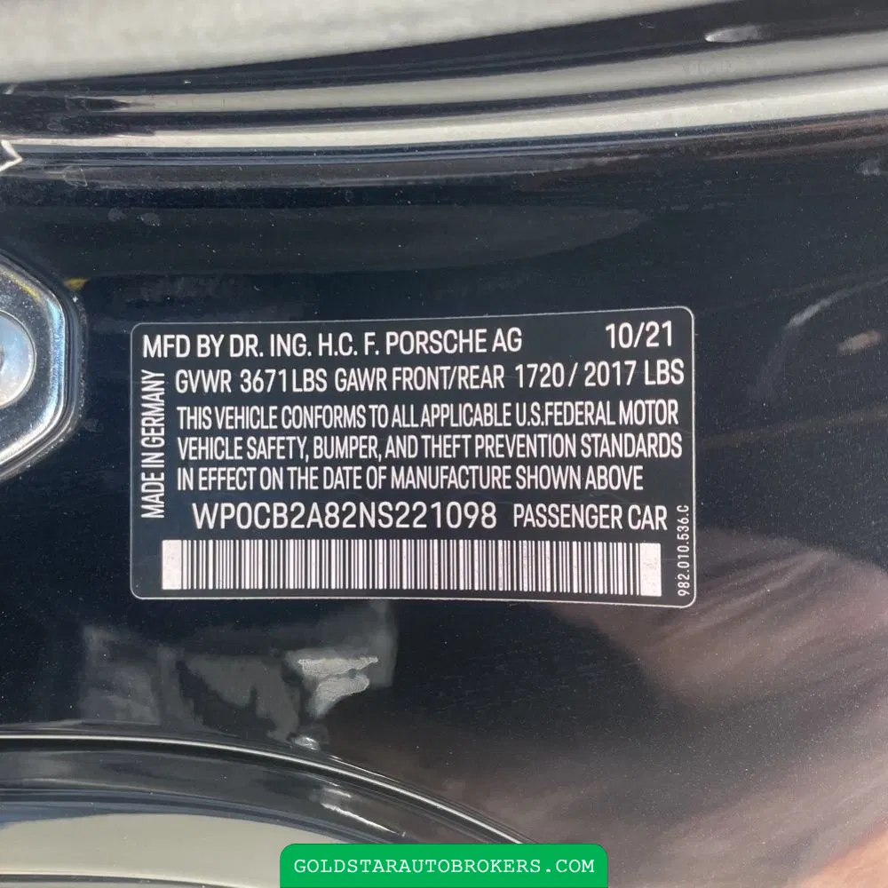 2022 Porsche 718 Boxster S