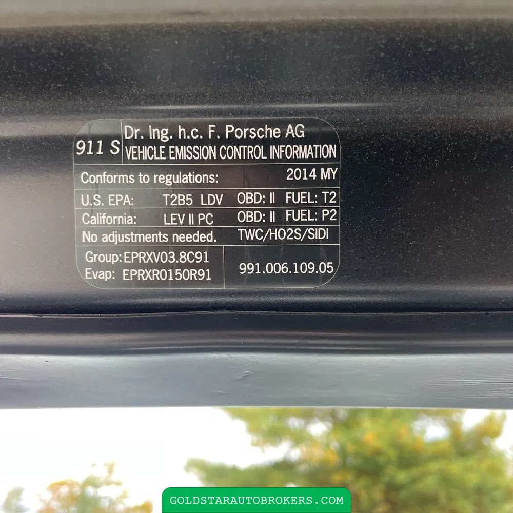 2014 Porsche 911 Carrera 2 S
