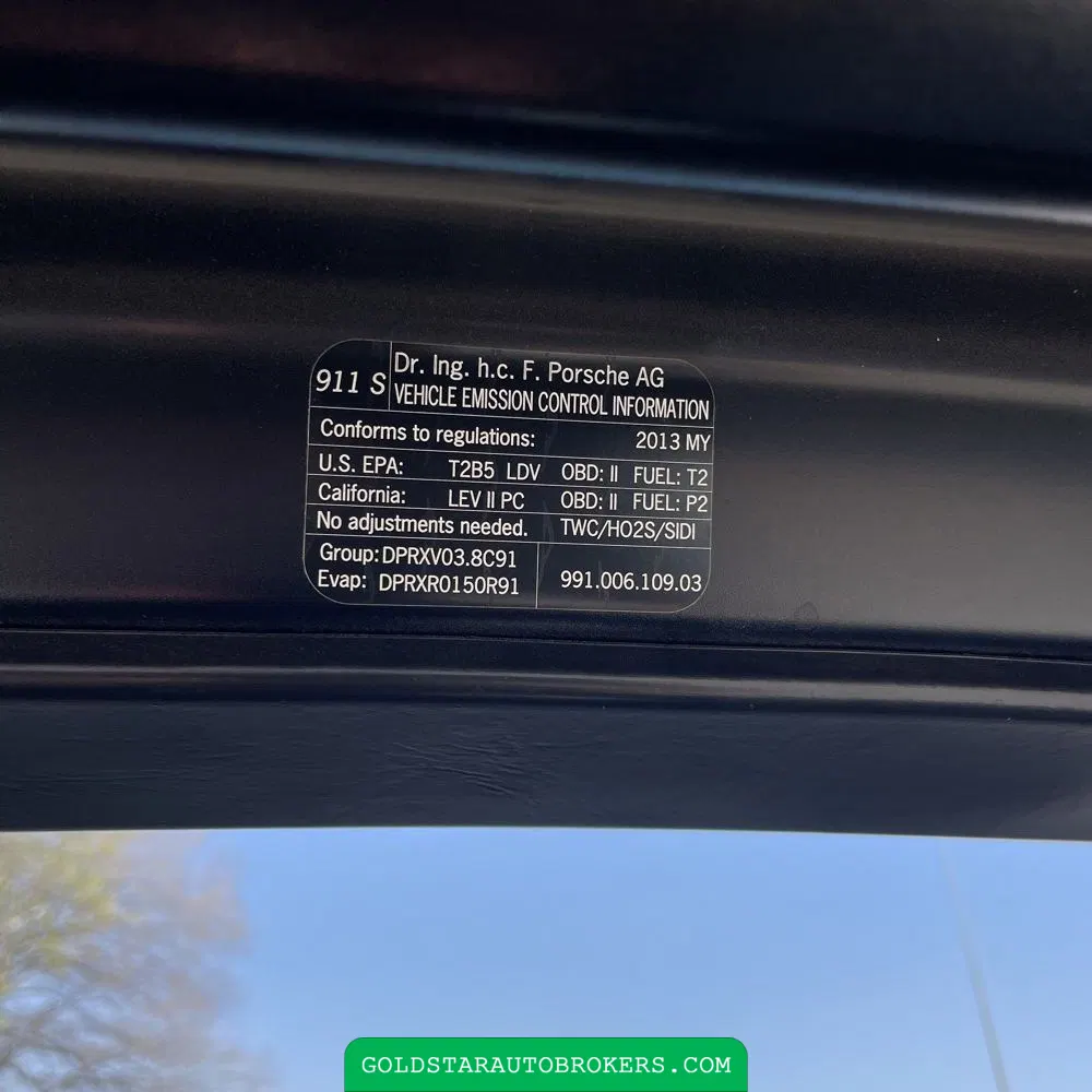 2013 Porsche 911 Carrera S