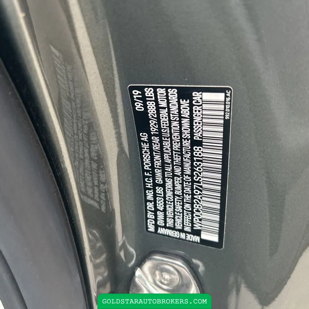 2020 Porsche 911 Carrera 4S