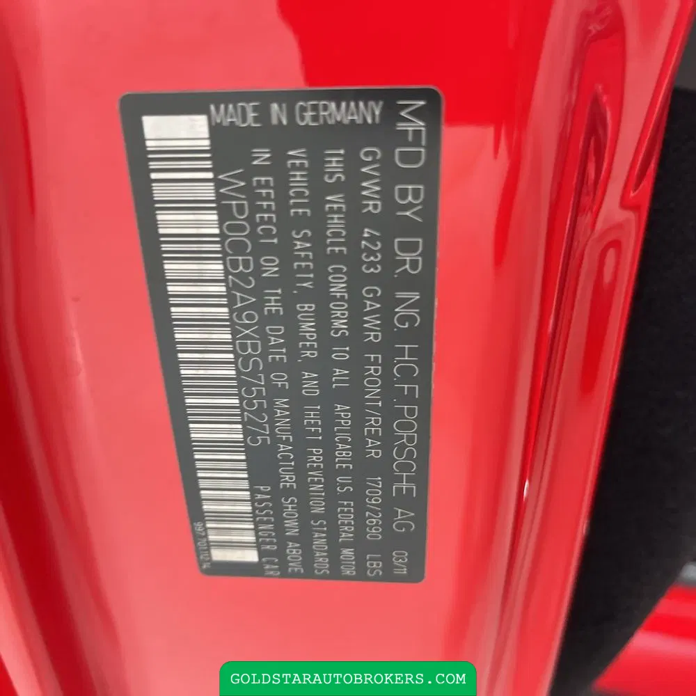 2011 Porsche 911 Carrera S