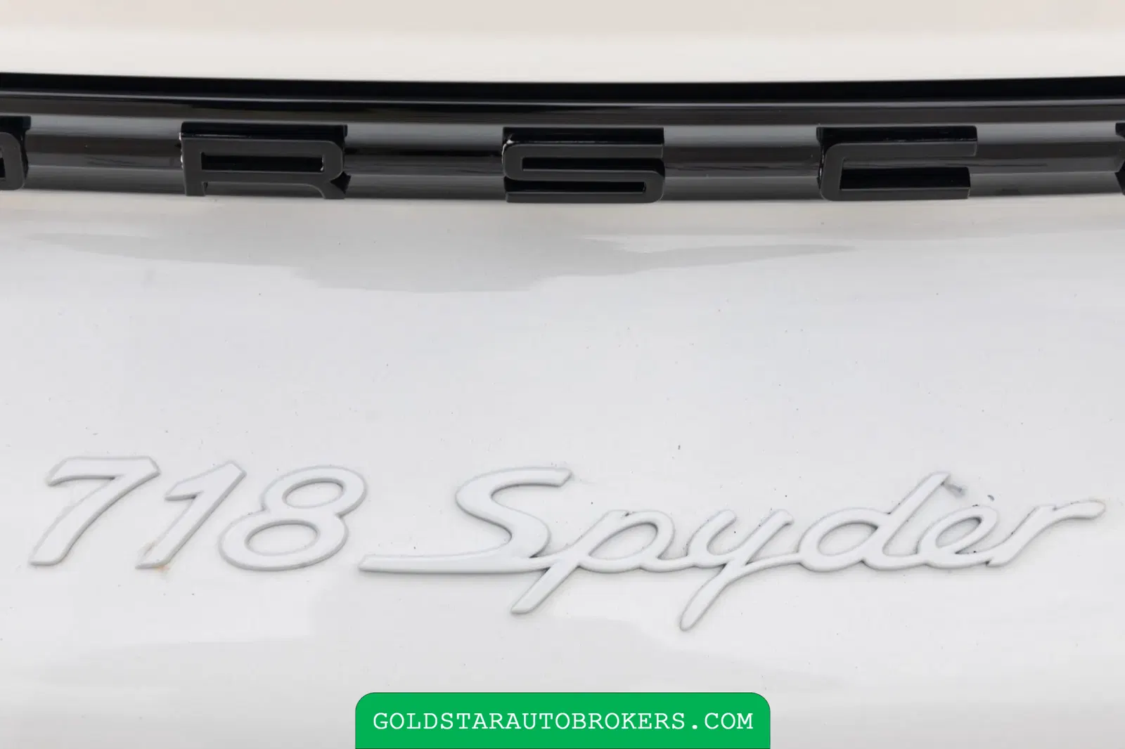 2022 Porsche 718 Spyder 6-Speed