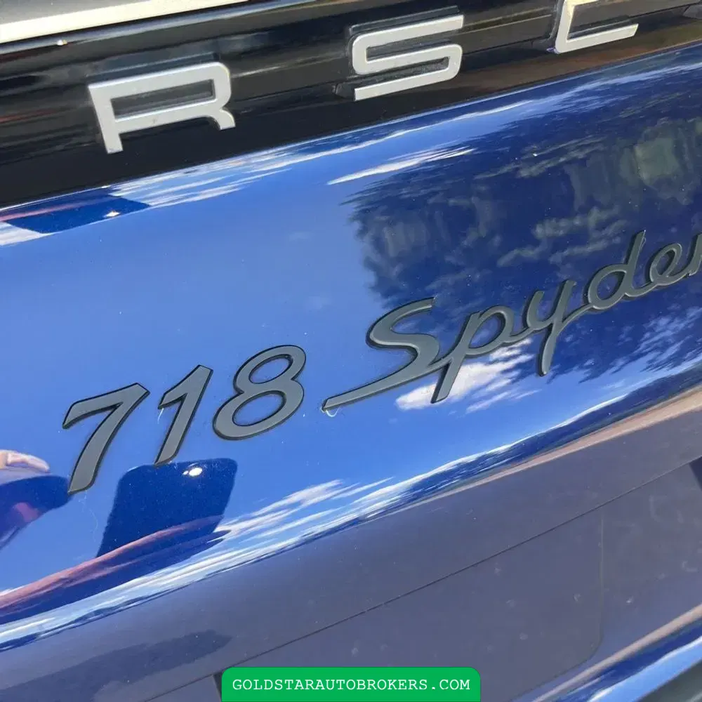 2023 Porsche 718 Boxster Spyder