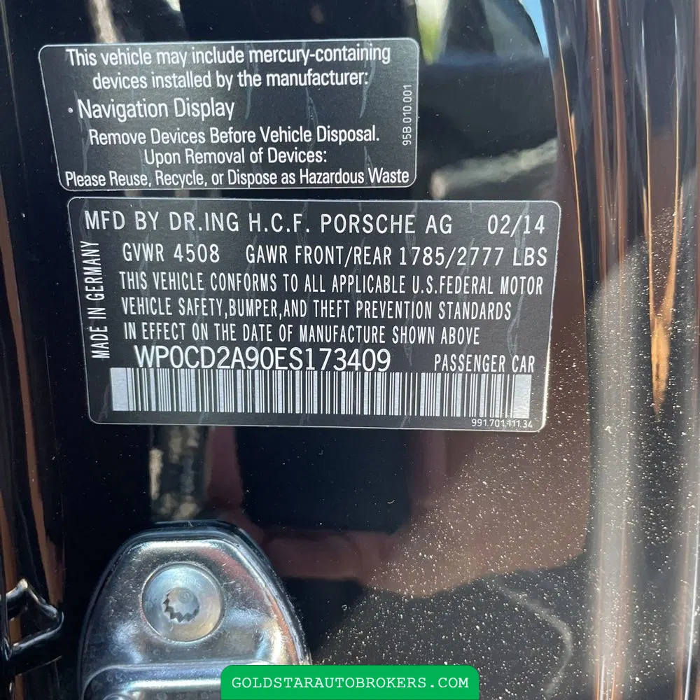 2014 Porsche 911 Carrera 4 Base
