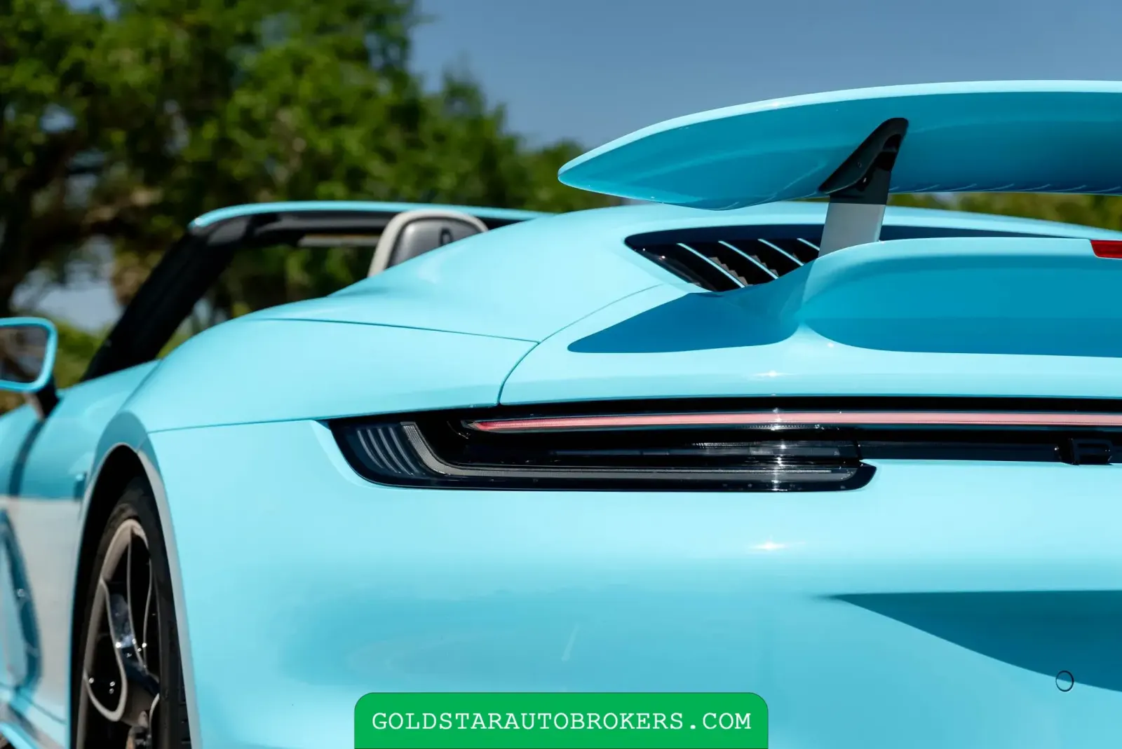 Olympic Blue 2024 Porsche 911 Turbo S Cabriolet