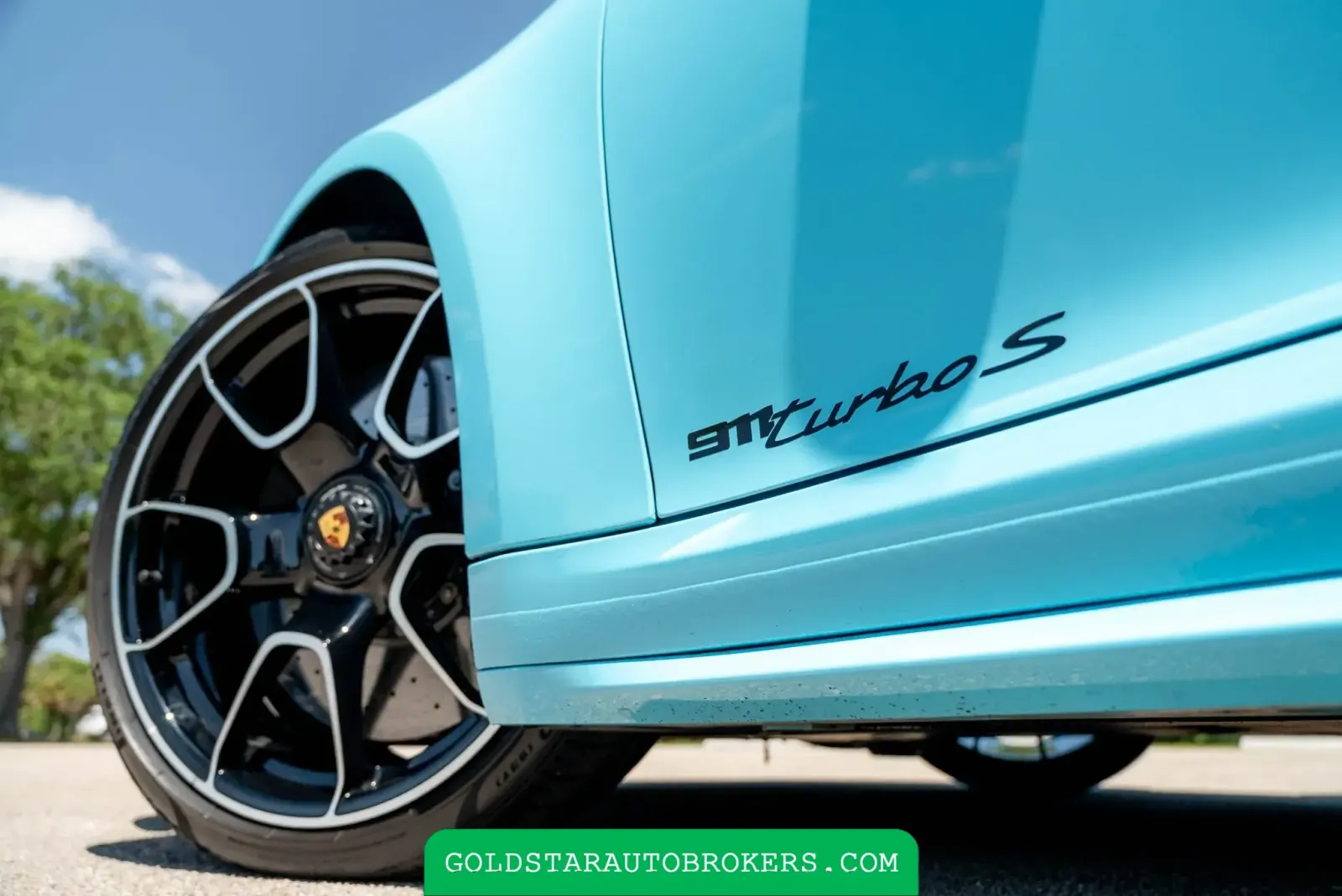 Olympic Blue 2024 Porsche 911 Turbo S Cabriolet