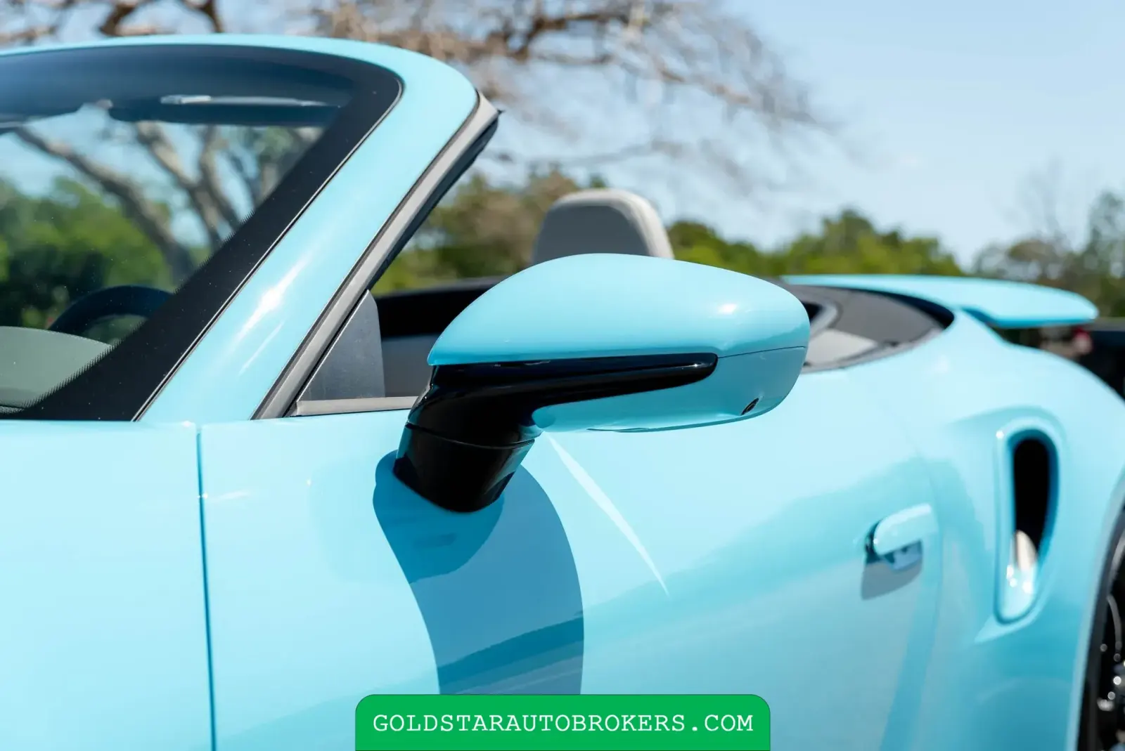 Olympic Blue 2024 Porsche 911 Turbo S Cabriolet