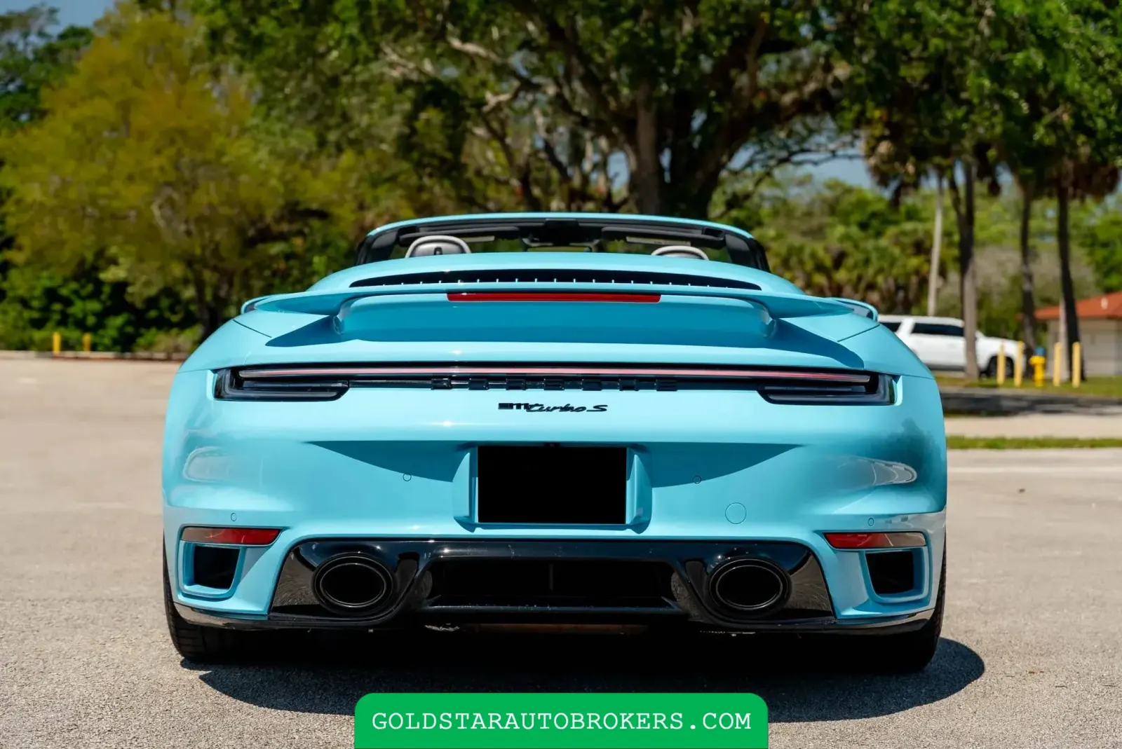 Olympic Blue 2024 Porsche 911 Turbo S Cabriolet