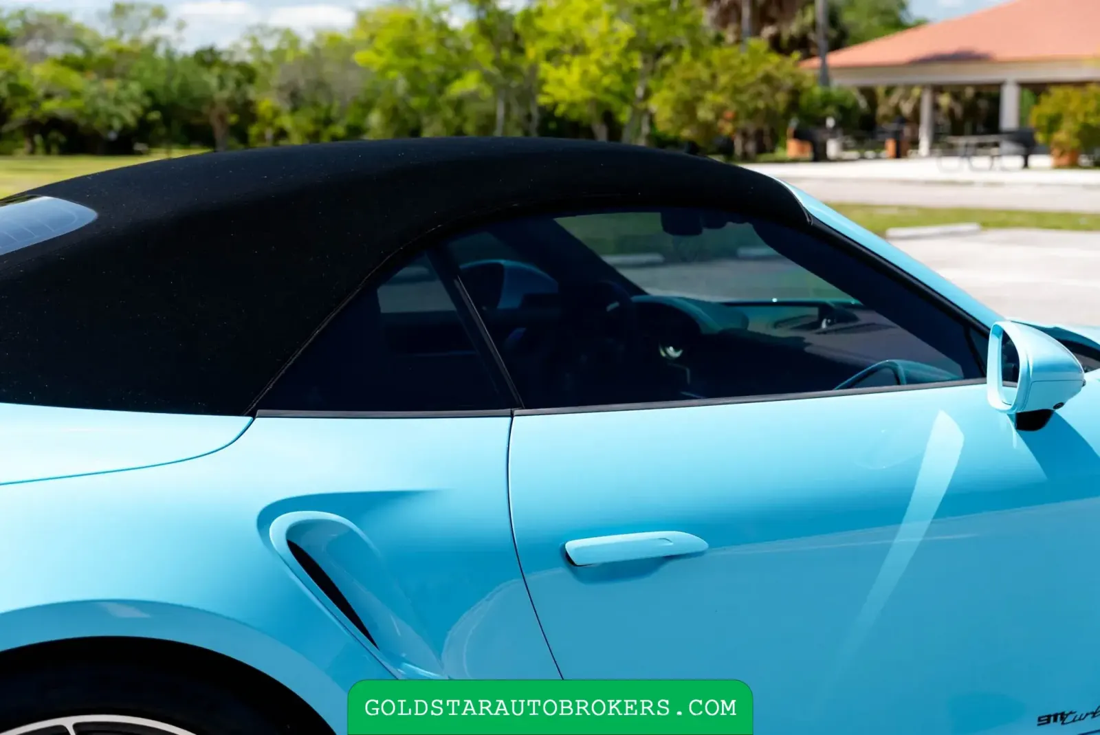 Olympic Blue 2024 Porsche 911 Turbo S Cabriolet