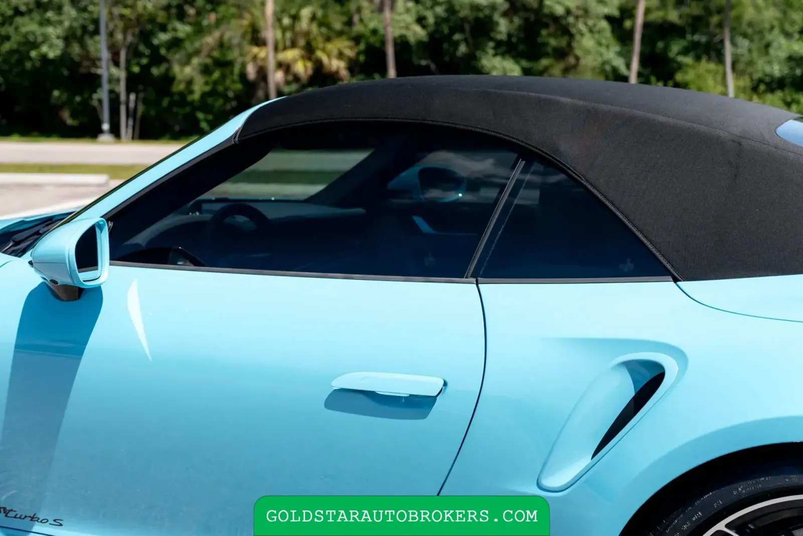 Olympic Blue 2024 Porsche 911 Turbo S Cabriolet