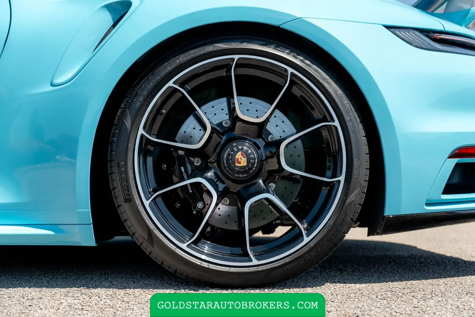Olympic Blue 2024 Porsche 911 Turbo S Cabriolet