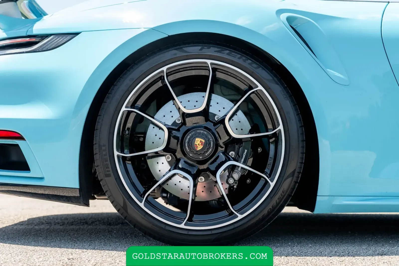 Olympic Blue 2024 Porsche 911 Turbo S Cabriolet
