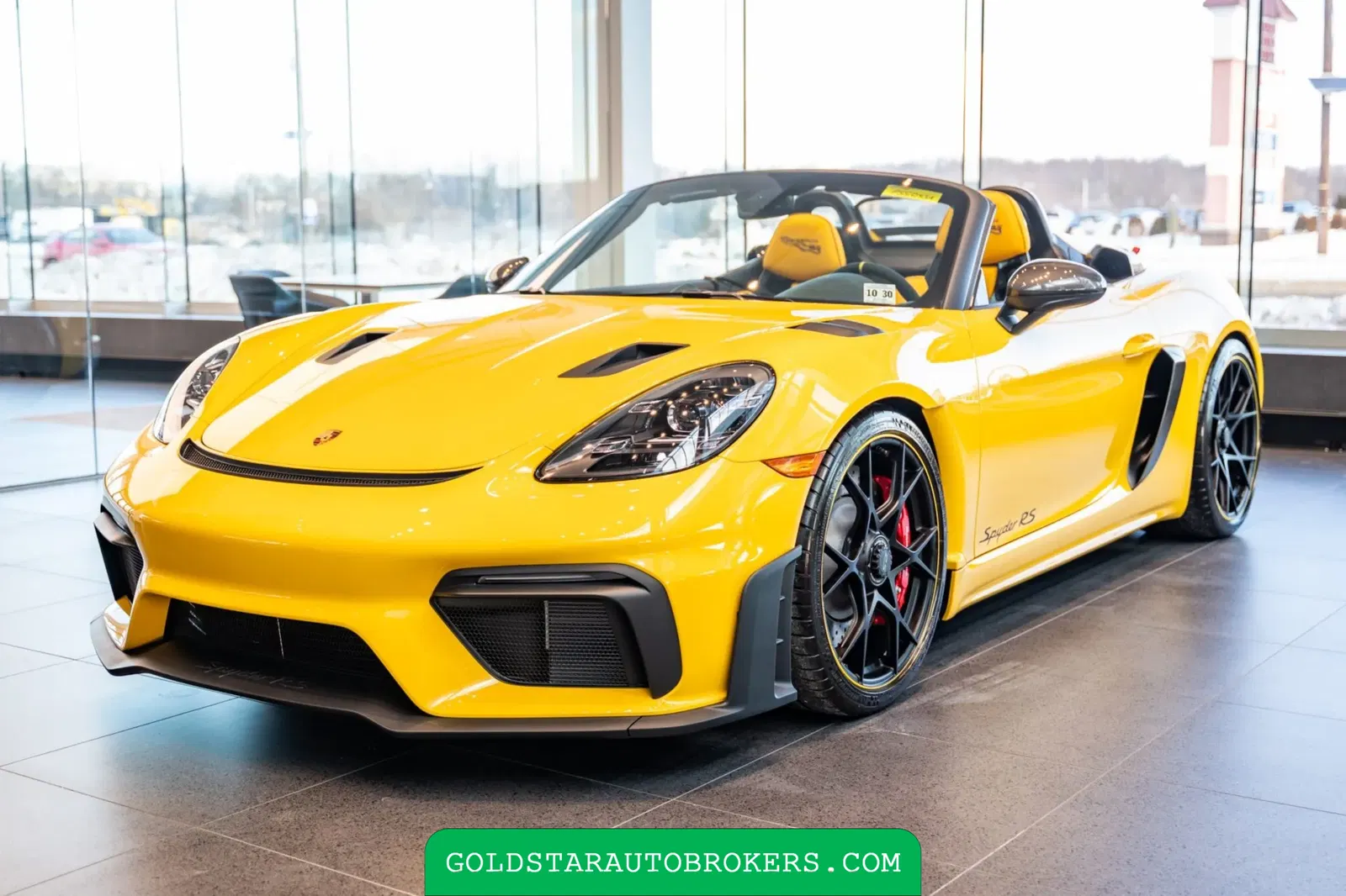 Speed Yellow 2025 Porsche 718 Spyder RS Weissach