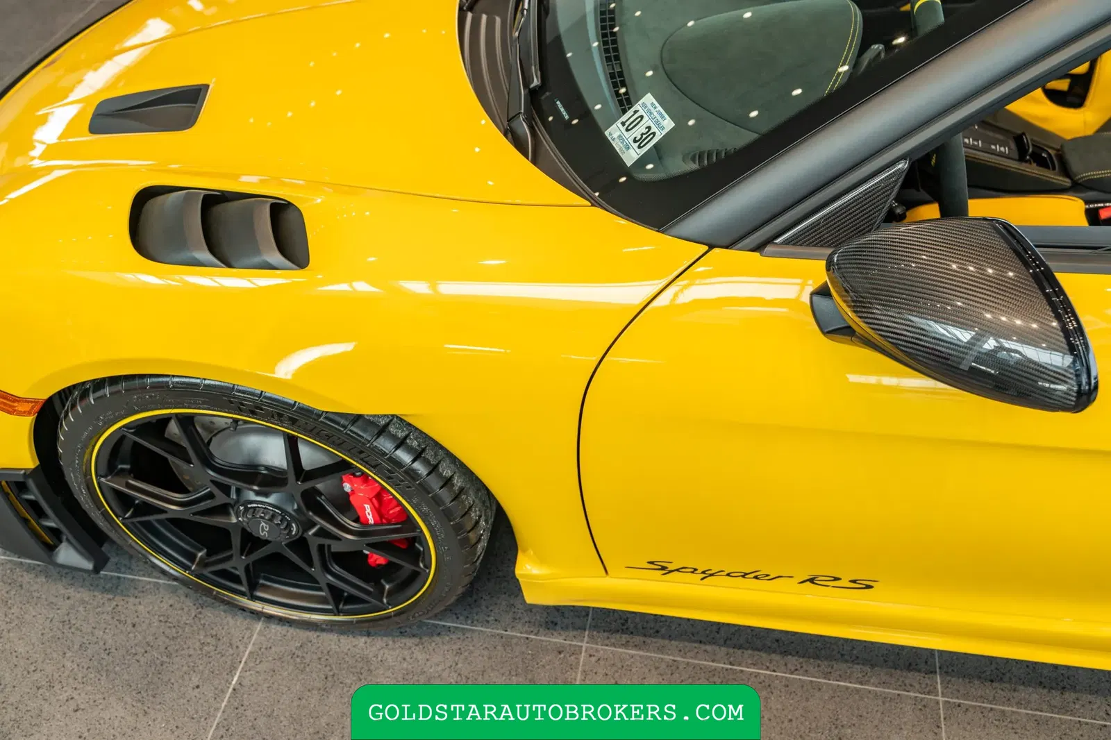 Speed Yellow 2025 Porsche 718 Spyder RS Weissach
