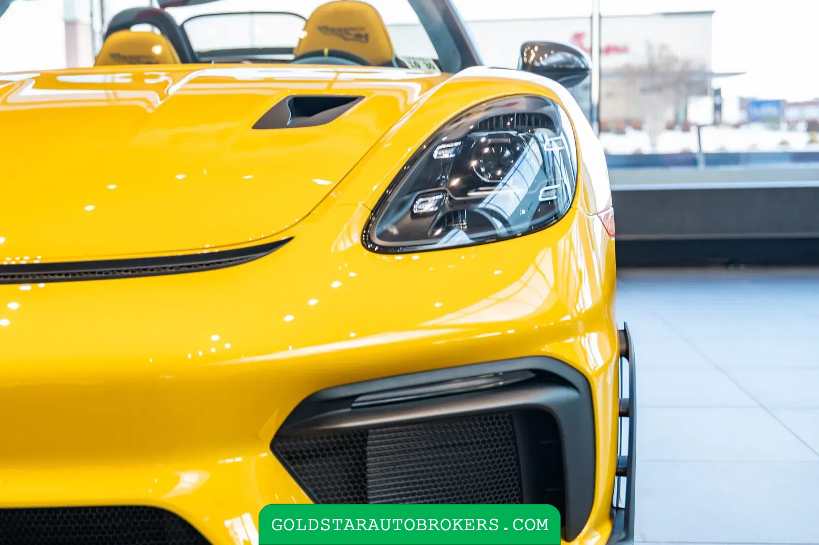 Speed Yellow 2025 Porsche 718 Spyder RS Weissach