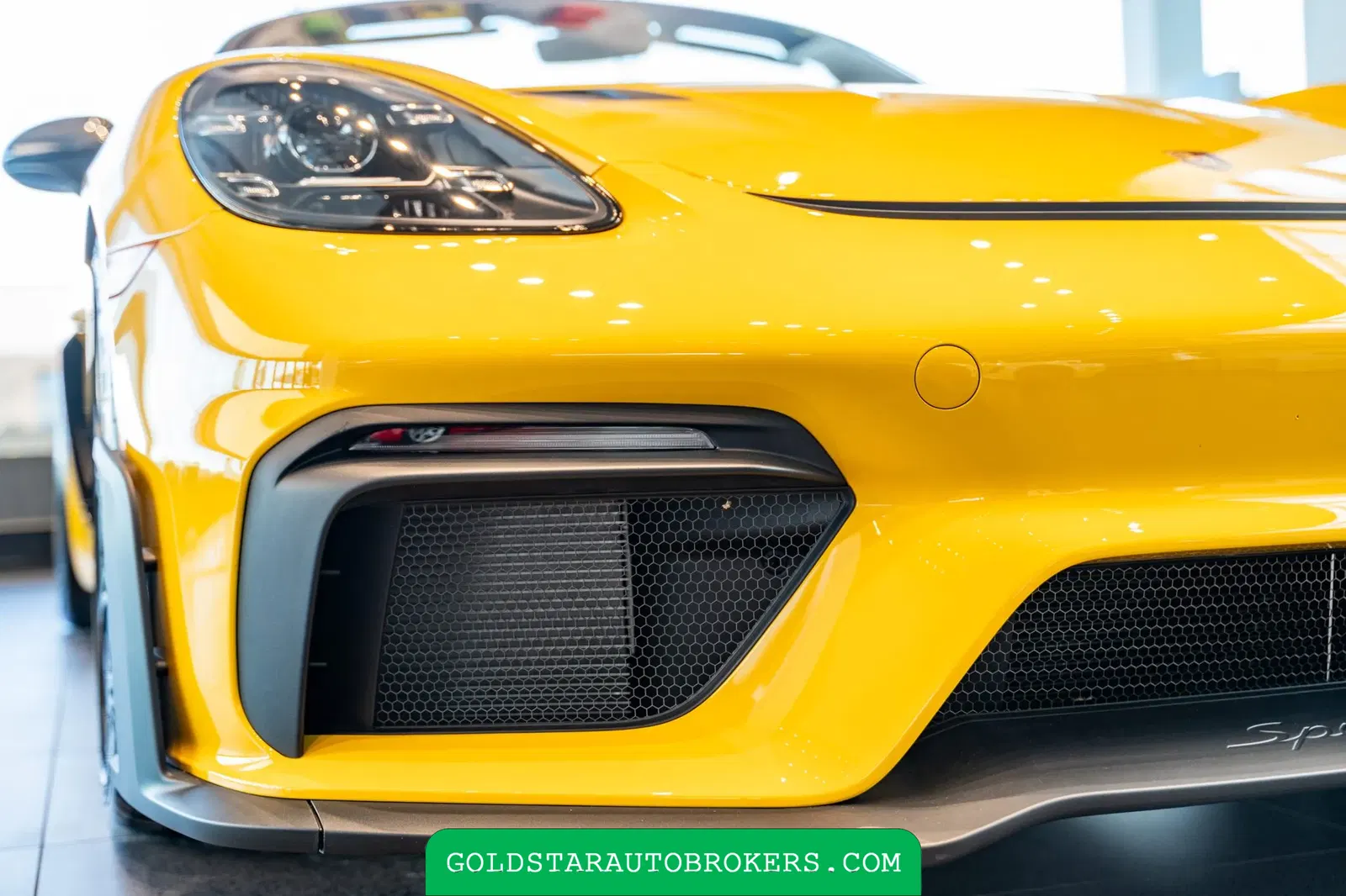 Speed Yellow 2025 Porsche 718 Spyder RS Weissach