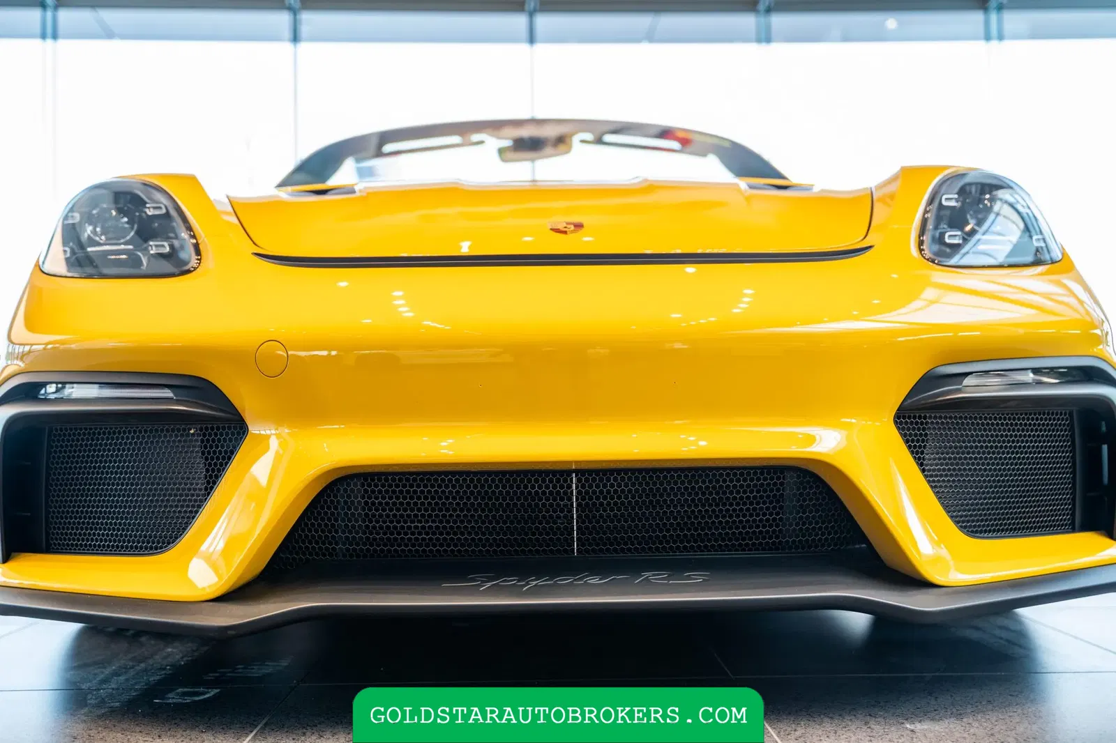 Speed Yellow 2025 Porsche 718 Spyder RS Weissach