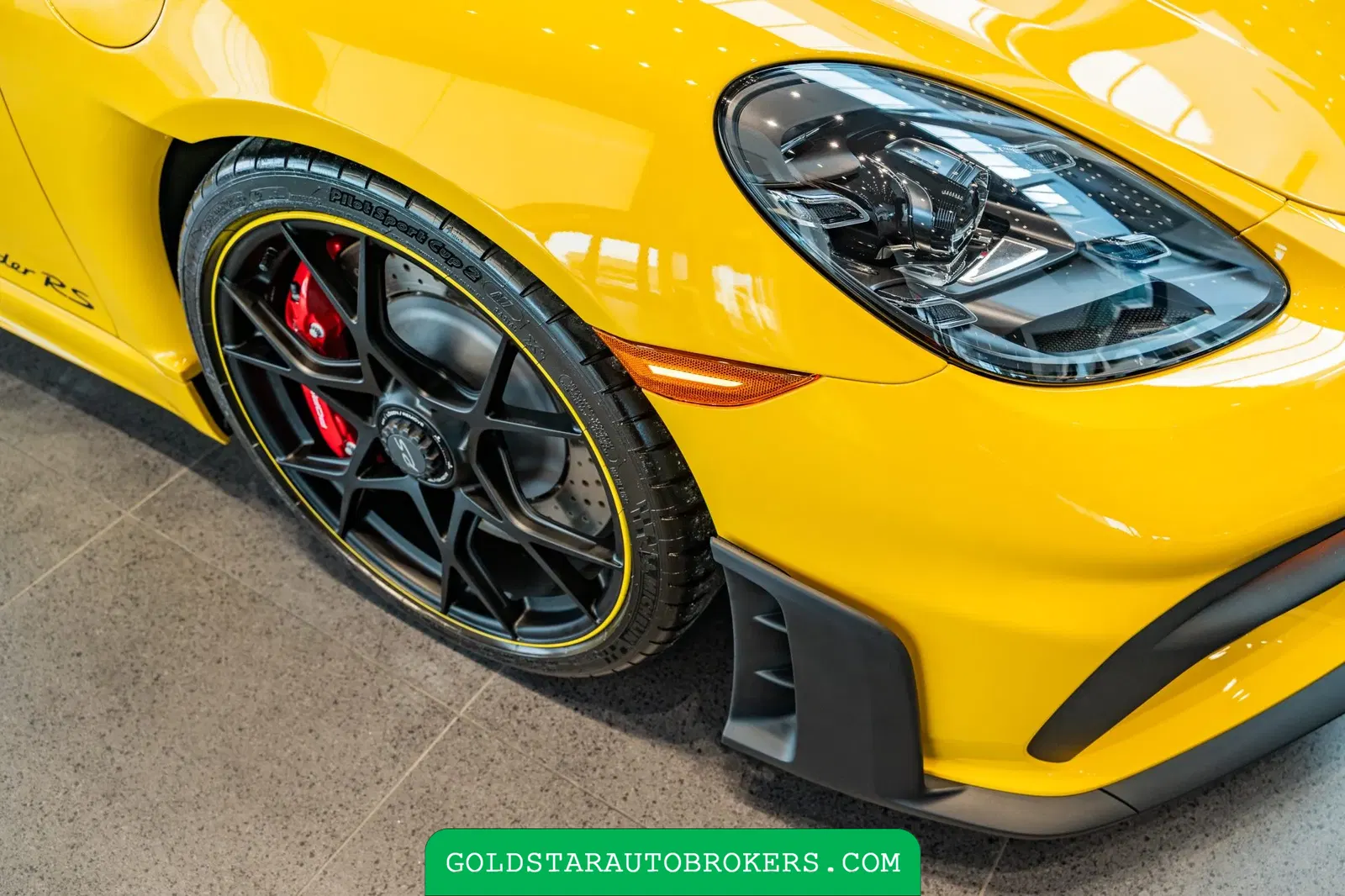 Speed Yellow 2025 Porsche 718 Spyder RS Weissach