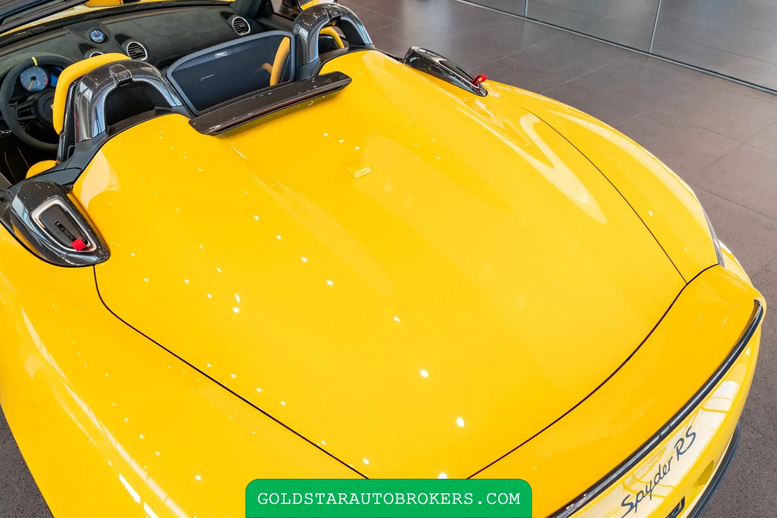 Speed Yellow 2025 Porsche 718 Spyder RS Weissach
