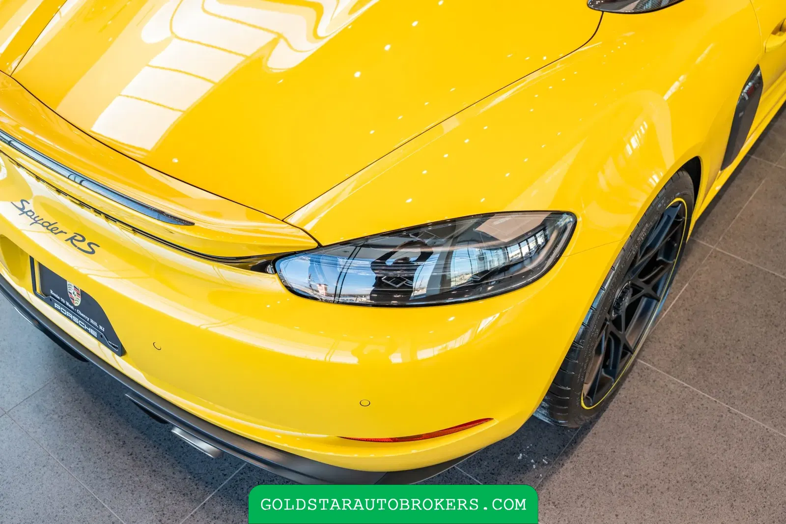 Speed Yellow 2025 Porsche 718 Spyder RS Weissach