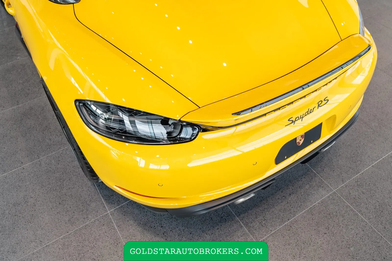 Speed Yellow 2025 Porsche 718 Spyder RS Weissach