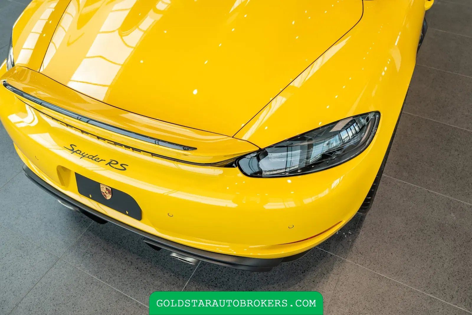 Speed Yellow 2025 Porsche 718 Spyder RS Weissach
