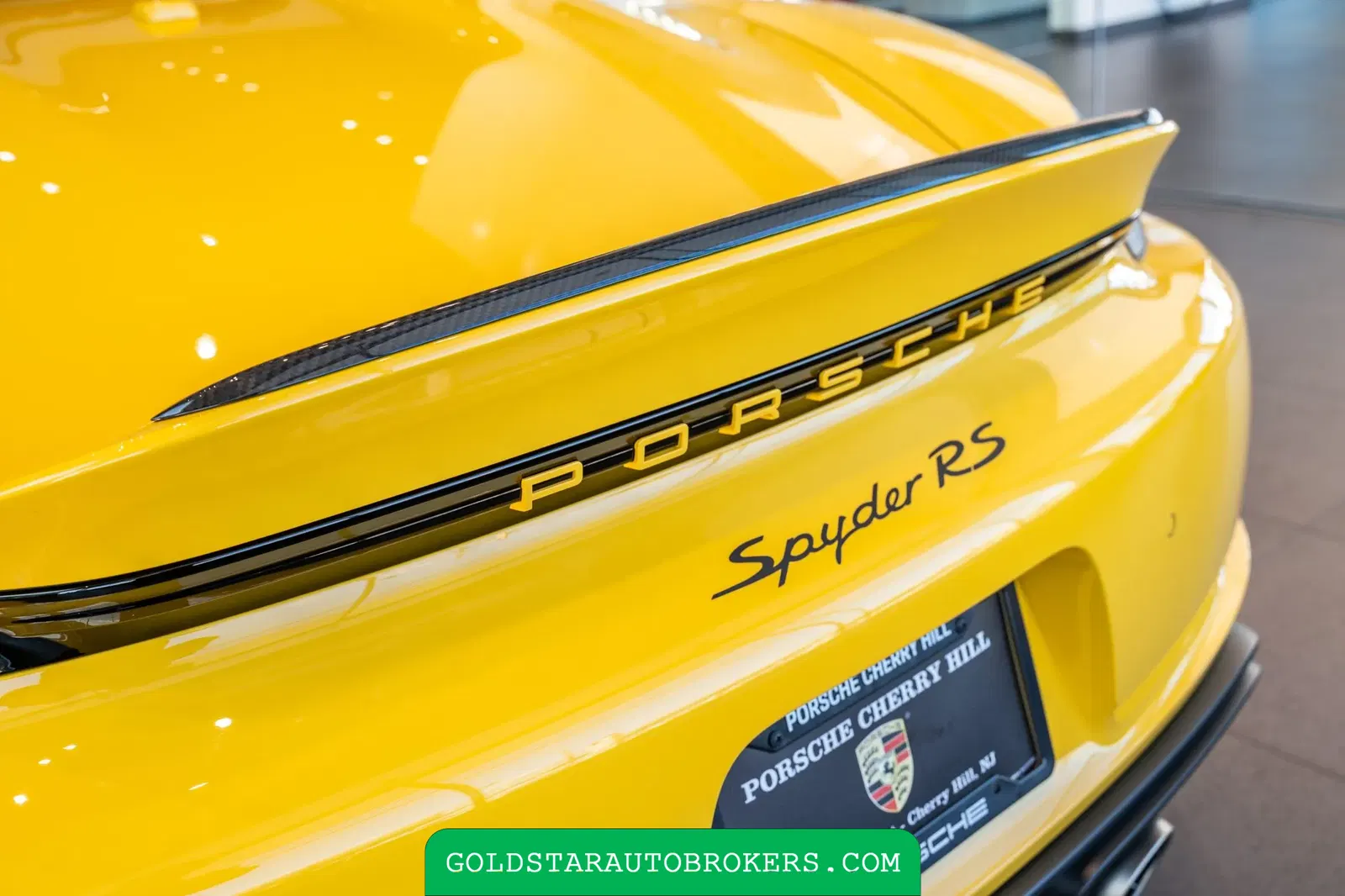 Speed Yellow 2025 Porsche 718 Spyder RS Weissach
