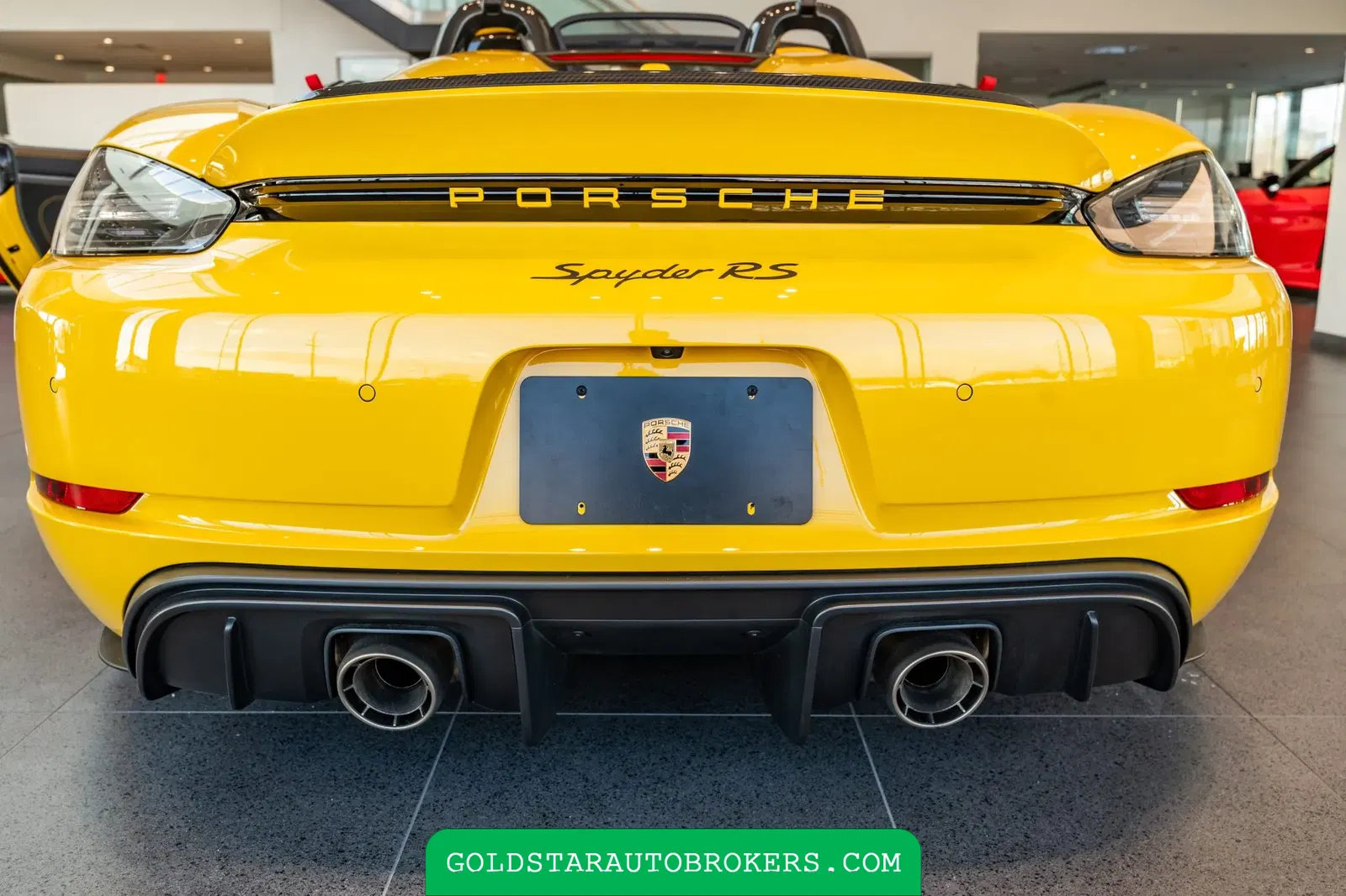 Speed Yellow 2025 Porsche 718 Spyder RS Weissach