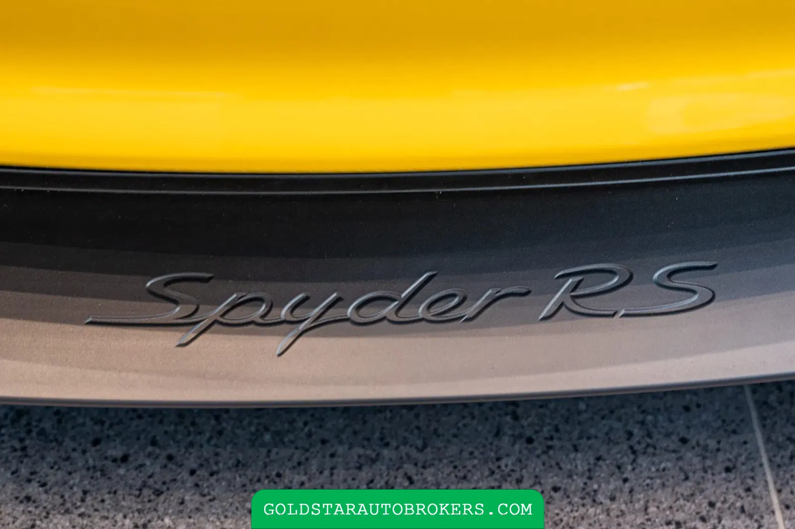 Speed Yellow 2025 Porsche 718 Spyder RS Weissach