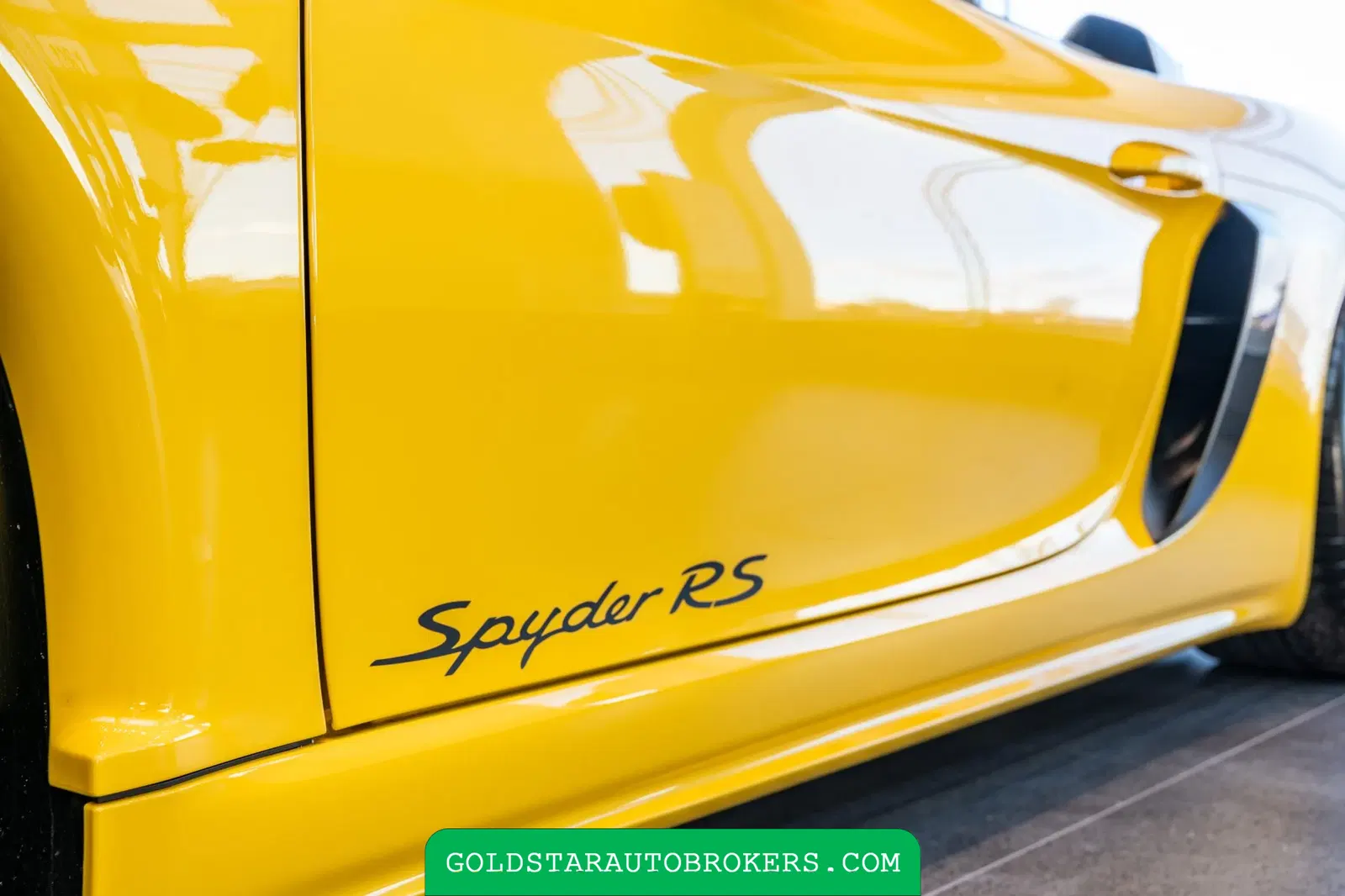Speed Yellow 2025 Porsche 718 Spyder RS Weissach