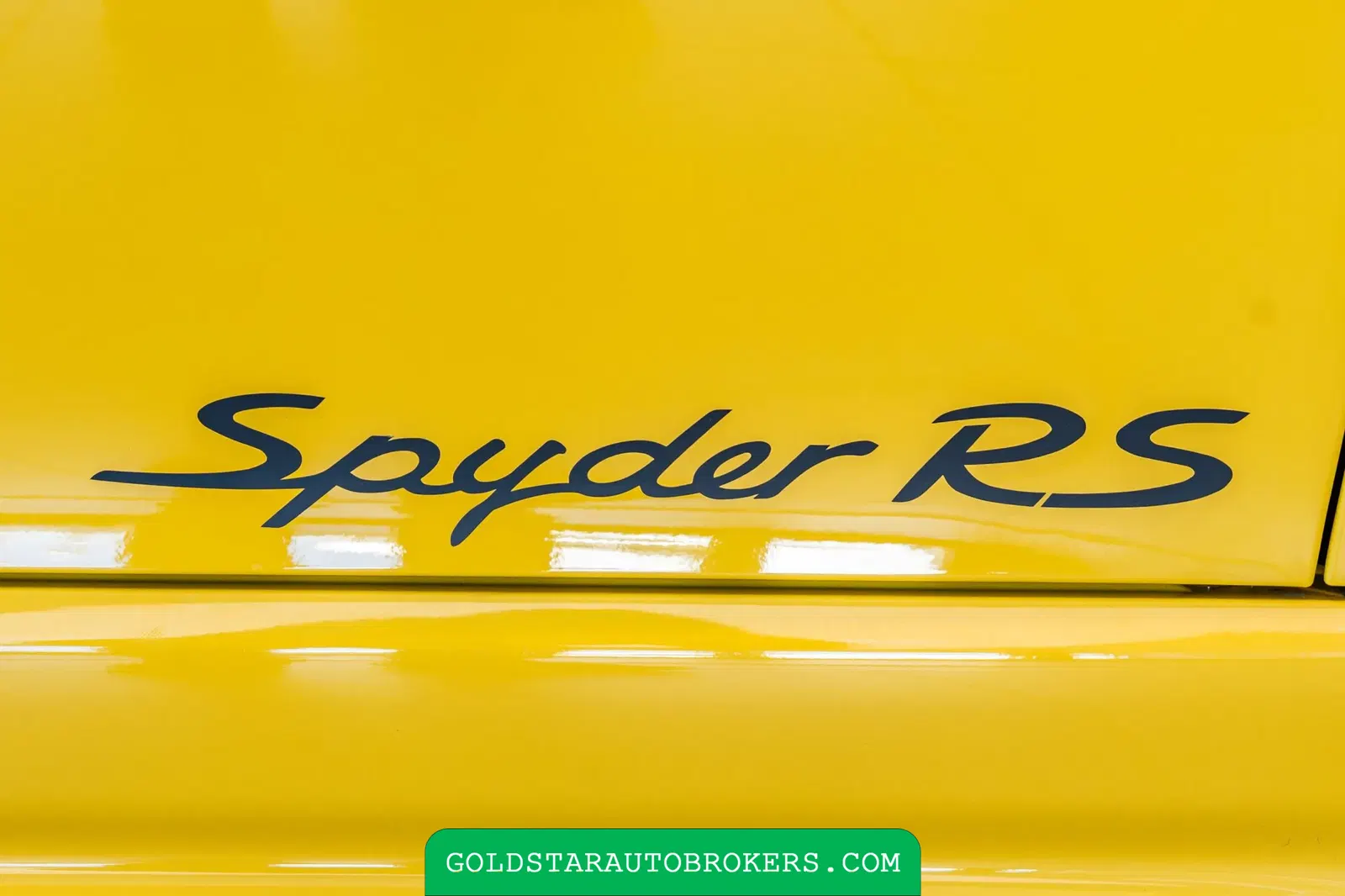 Speed Yellow 2025 Porsche 718 Spyder RS Weissach