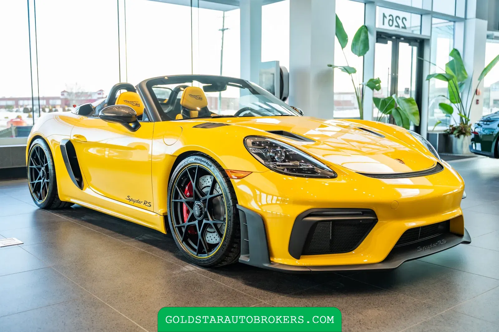 Speed Yellow 2025 Porsche 718 Spyder RS Weissach