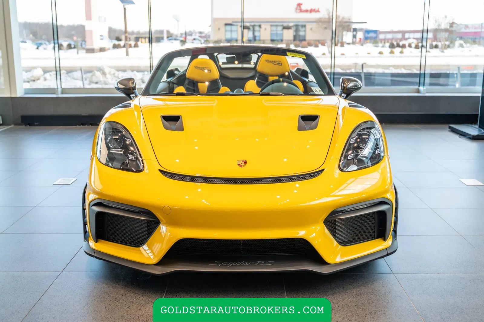 Speed Yellow 2025 Porsche 718 Spyder RS Weissach
