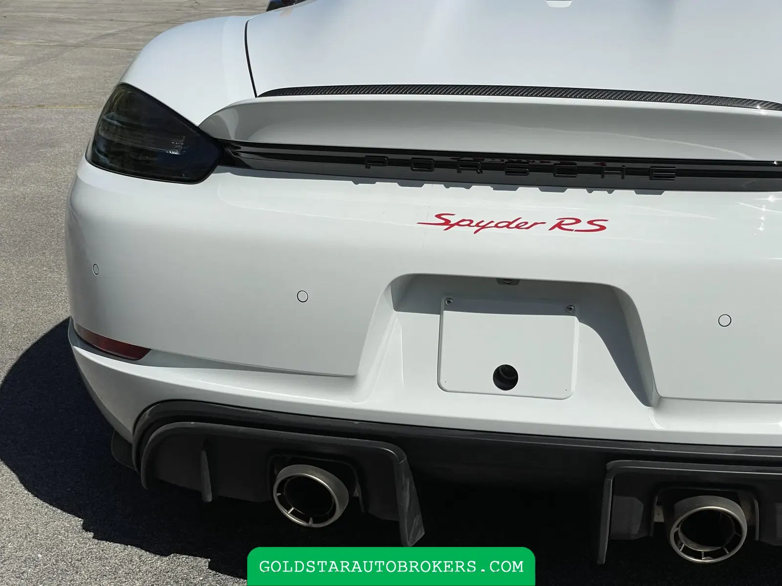 2024 Porsche 718 Spyder RS Weissach